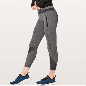 Lululemon Inspire Tight II 25” Heathered Black
